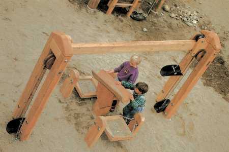 Petit chantier de sable